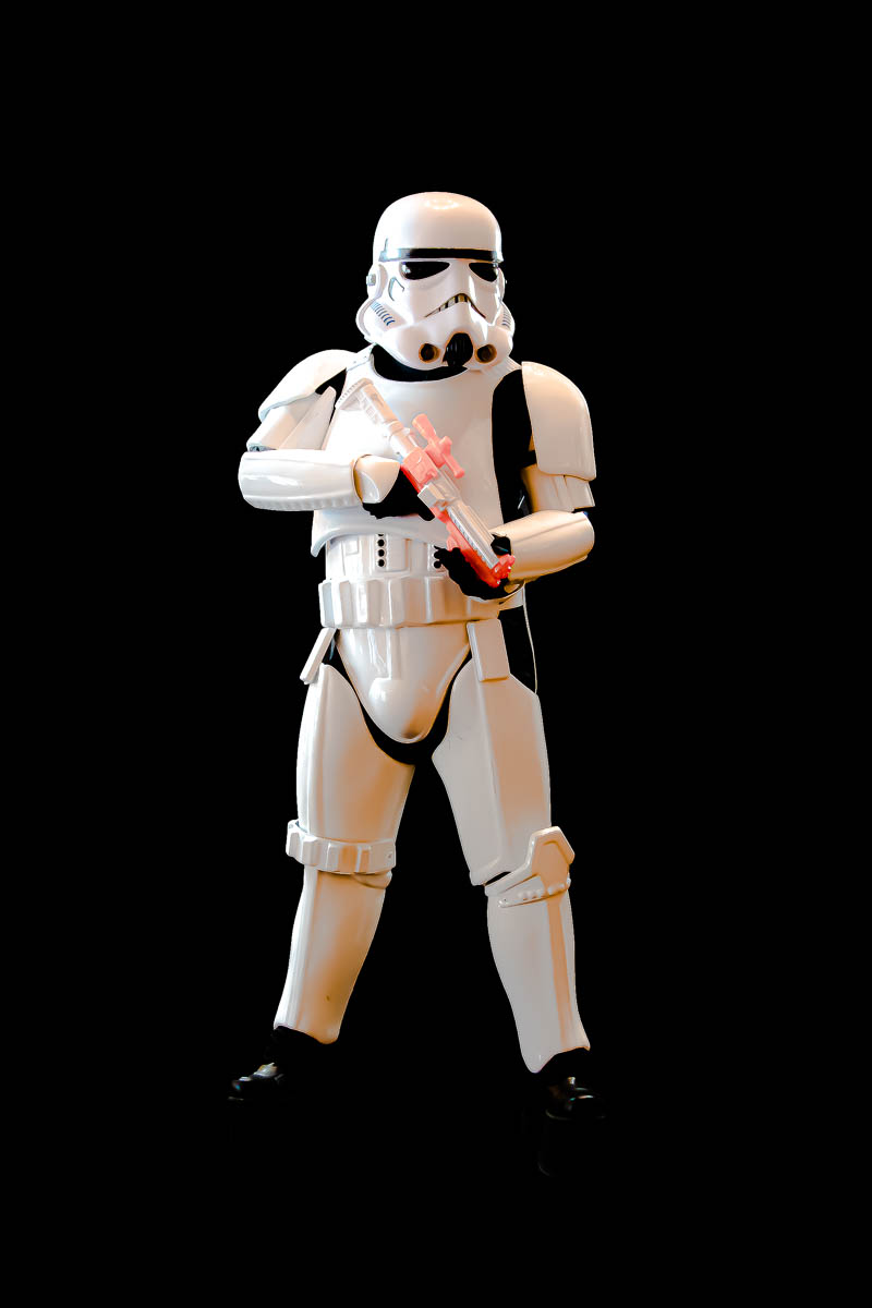 Stormtrooper full figure — imposing presence on the show floor